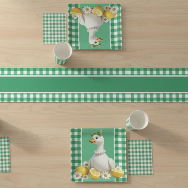 Silly White Goose Paper Plates (Creator Uploaded)