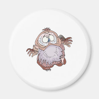 silly wobbly owl magnet