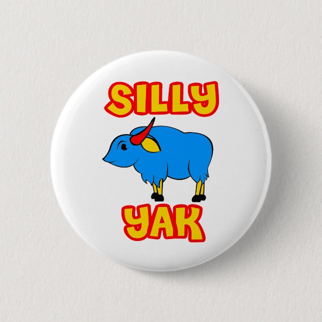 Silly Yak Button (Front)