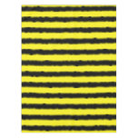 [ Thumbnail: Silly Yellow/Black Bee-Like Stripes Pattern ]