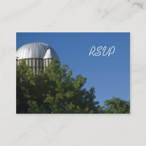 Customizable Silo and Blue Sky Country Wedding Response Card Business Cards