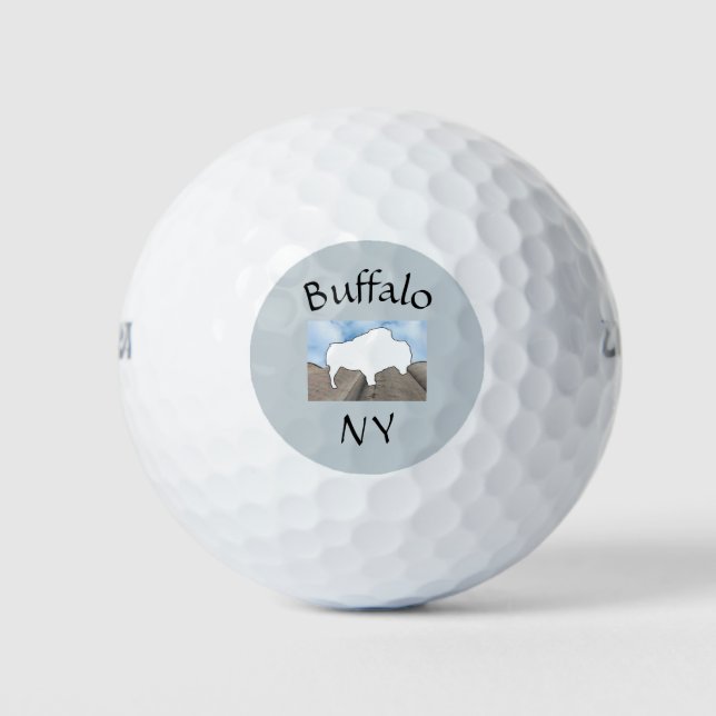 Silo and  Buffalo 2 Golf Balls (Front)