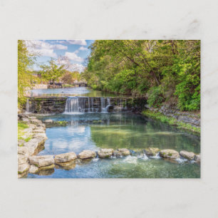 Siloam Springs Sager Creek Waterfall Postcard