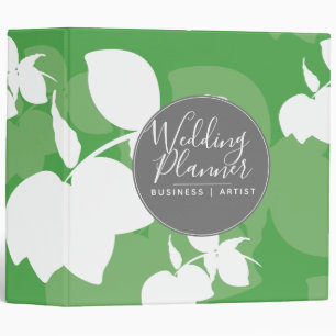 Silohuette Lemon Branch Wedding 3 Ring Binder