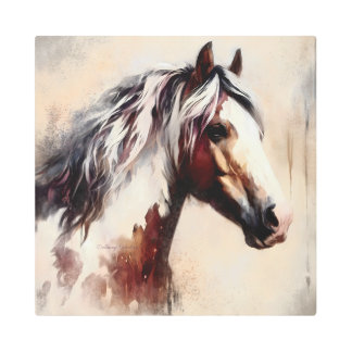 Silt and Sky Metal Wall Art Print