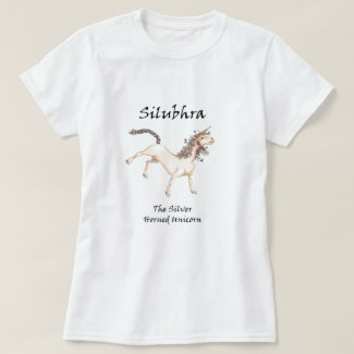 Silubhra The Silver-Horned Unicorn Tee-Shirt T-Shirt