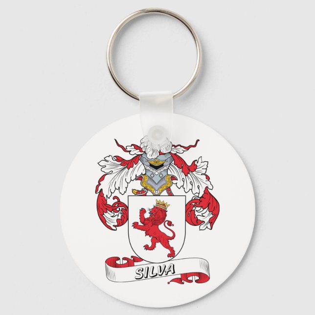 Silva Family Crest Keychain (Front)
