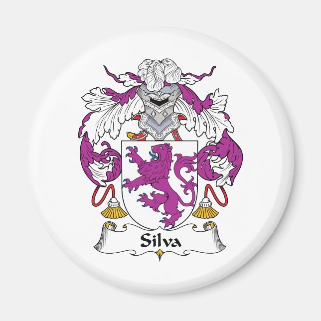 Silva Family Crest Magnet (Front)