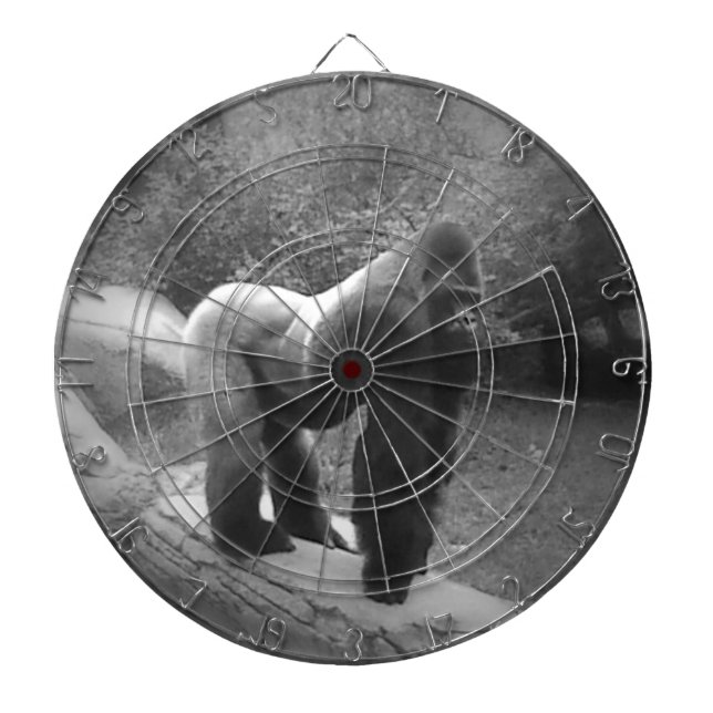 Silveback Gorilla Dartboard (Front)