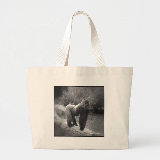 Silveback Gorilla Large Tote Bag (Front)