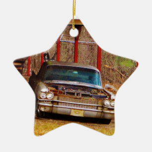 Silver 1963 Sadan Deville Ceramic Ornament