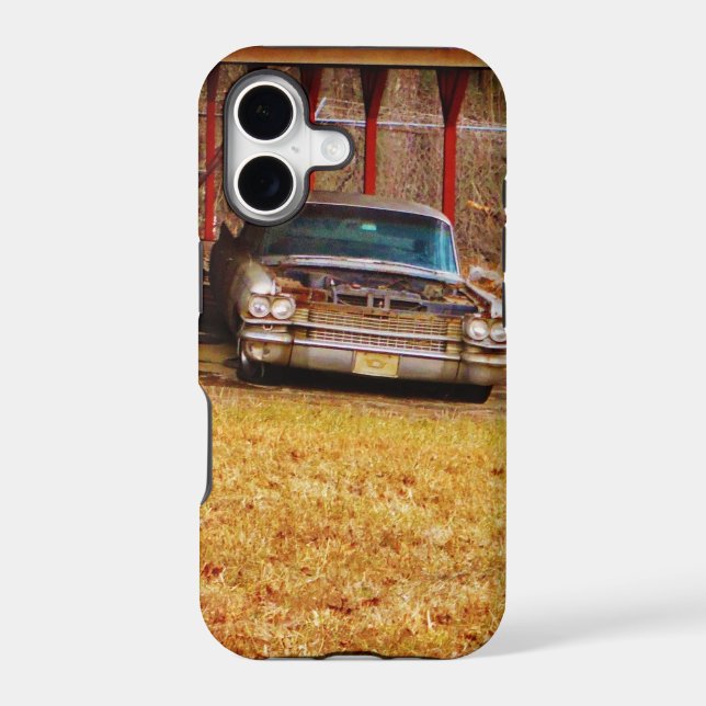 Silver 1963 Sadan Deville Iphone Case (Back)