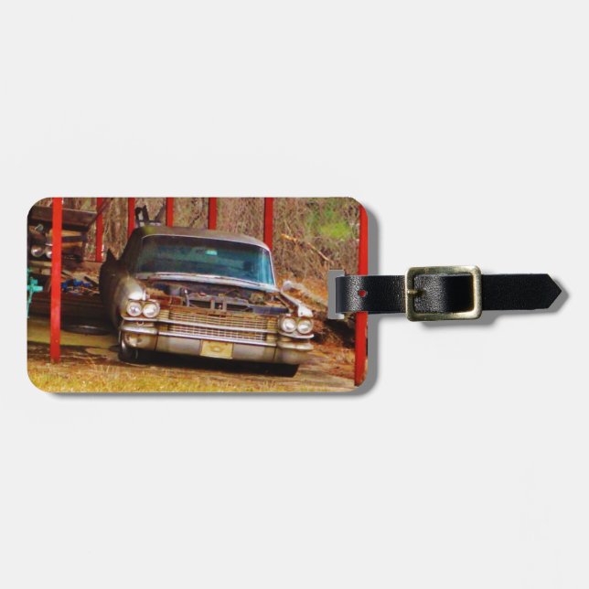 Silver 1963 Sadan Deville Luggage Tag (Front Horizontal)