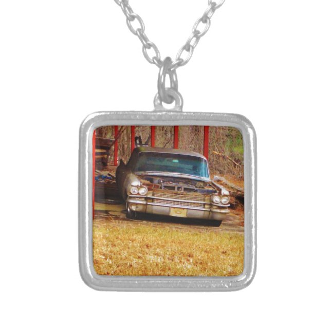 Silver 1963 Sadan Deville Plated Necklace (Front)