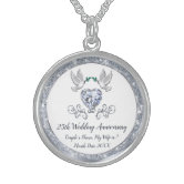 Personalized, 10 Year Anniversary Jewelry Necklace