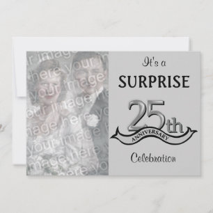 Silver (25th) Anniversary Party invitations