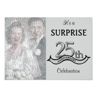 Silver (25th) Anniversary Party invitations