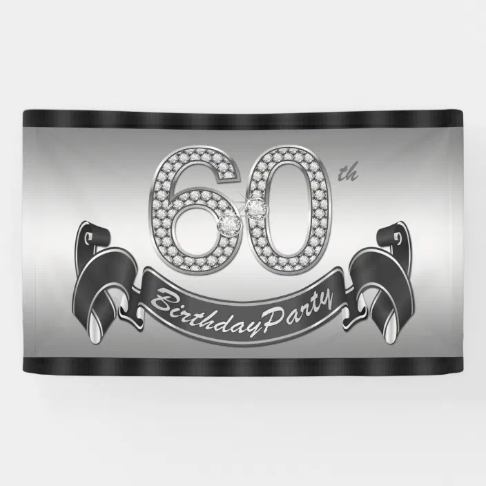 Banner Birthday,Party,Wedding Details about   60 Inch Rustic/Brown/Silver 3 Count 