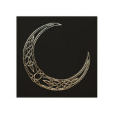 Wall Art Print, Sun, stars and crescent. Moon face.