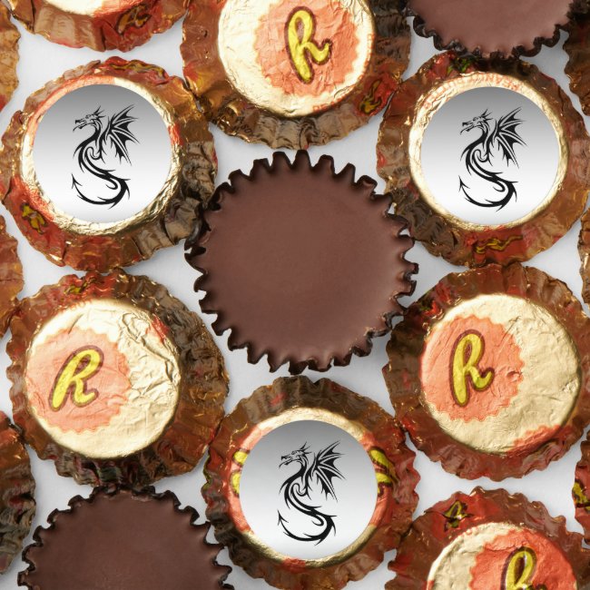 Silver and Black Dragon Reeses Peanut Butter Cups