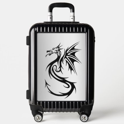 Silver and Black Dragon Ugo Carry-on 