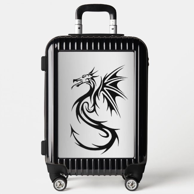Silver and Black Dragon Ugo Carry-on 