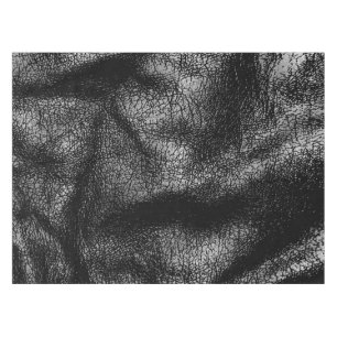 Silver and black leather texture tablecloth