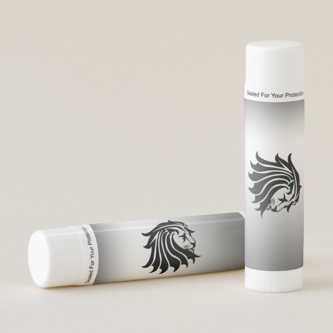 Silver and Black Lion Pack of Lip Balm