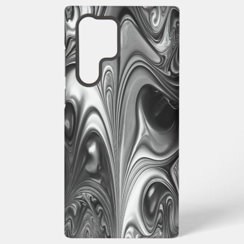 Silver and Black Molten  Samsung Galaxy S22 Ultra Case