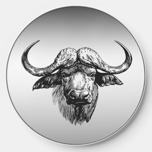 Silver and Black Ox Wireless Charger