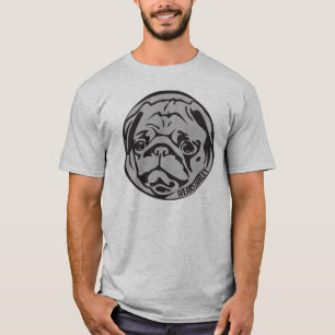 silver and black pugface T-Shirt