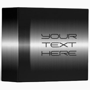 Silver and Black Stainless Steel Metal Binder