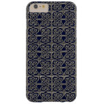 Silver And Blue Connected Ovals Celtic Pattern Barely There Iphone 6 Plus Case at Zazzle