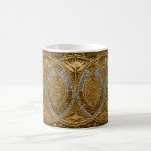 Silver And Gold Art Deco Pattern