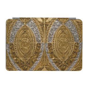 Silver And Gold Art Deco Pattern iPad Mini Cover