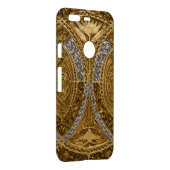 Silver And Gold Art Deco Pattern Uncommon Google Pixel Case (Back/Right)