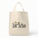 Silver and Gold Bride T-shirts and Gifts Tote Bag