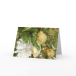 Silver and Gold Christmas Tree I Holiday Card