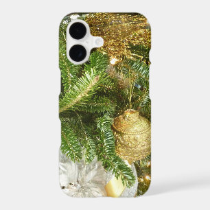Silver and Gold Christmas Tree I Holiday iPhone 17 Case