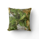 Silver and Gold Christmas Tree I Holiday Throw Pillow