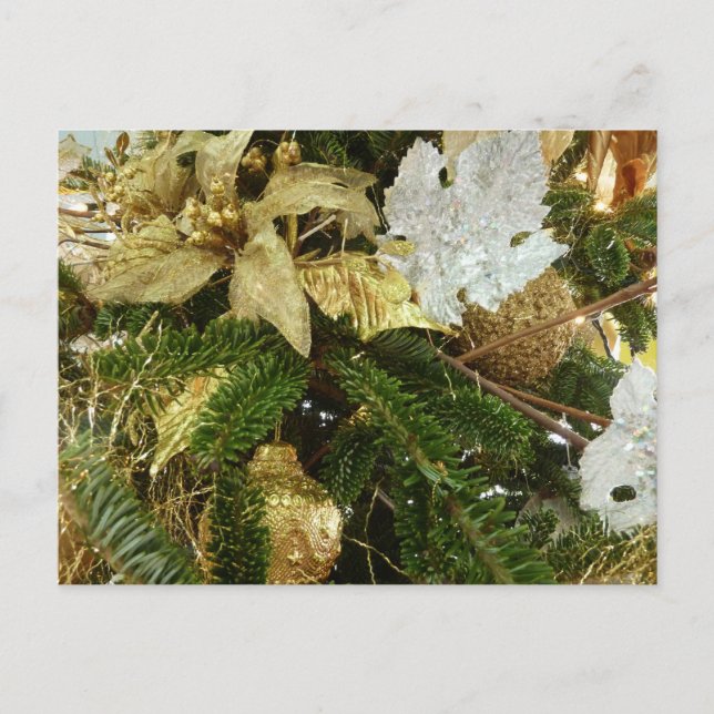 Silver and Gold Christmas Tree II Holiday (Front)