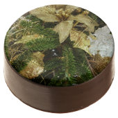 Silver and Gold Christmas Tree II Holiday Chocolate Covered Oreo (Angled)