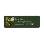 Silver and Gold Christmas Tree II Holiday Label