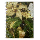 Silver and Gold Christmas Tree II Holiday Notebook