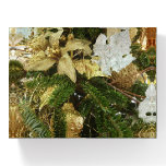 Silver and Gold Christmas Tree II Holiday Paperweight