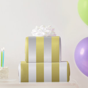 Silver and Gold Christmas Wrapping Paper