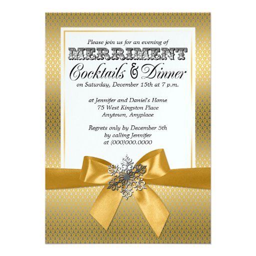 Gold And Silver Invitations 4