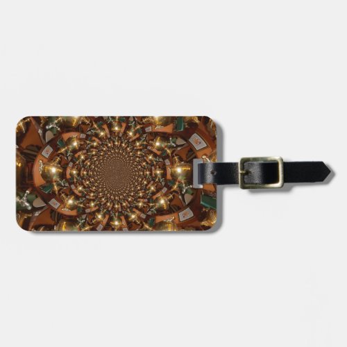 Silver and Gold Luggage Tag