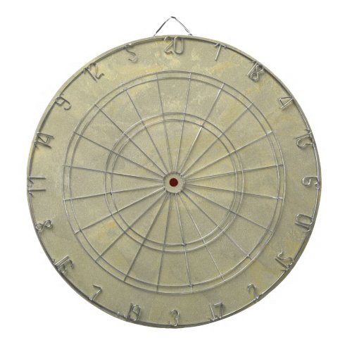 Silver And Gold Metallic Plaster Dart Board