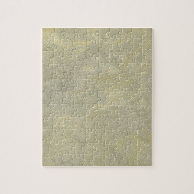 Silver And Gold Metallic Plaster Jigsaw Puzzle (Vertical)